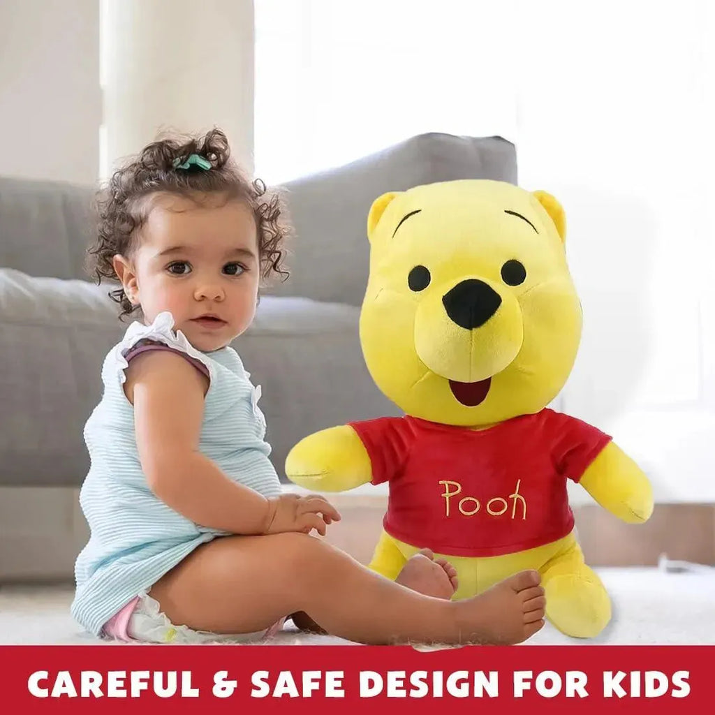 Disney Winnie the Pooh 16-Inch Plush Toy – Soft & Cuddly Large Stuffed Toy for Kids and Disney Fans - Naivri