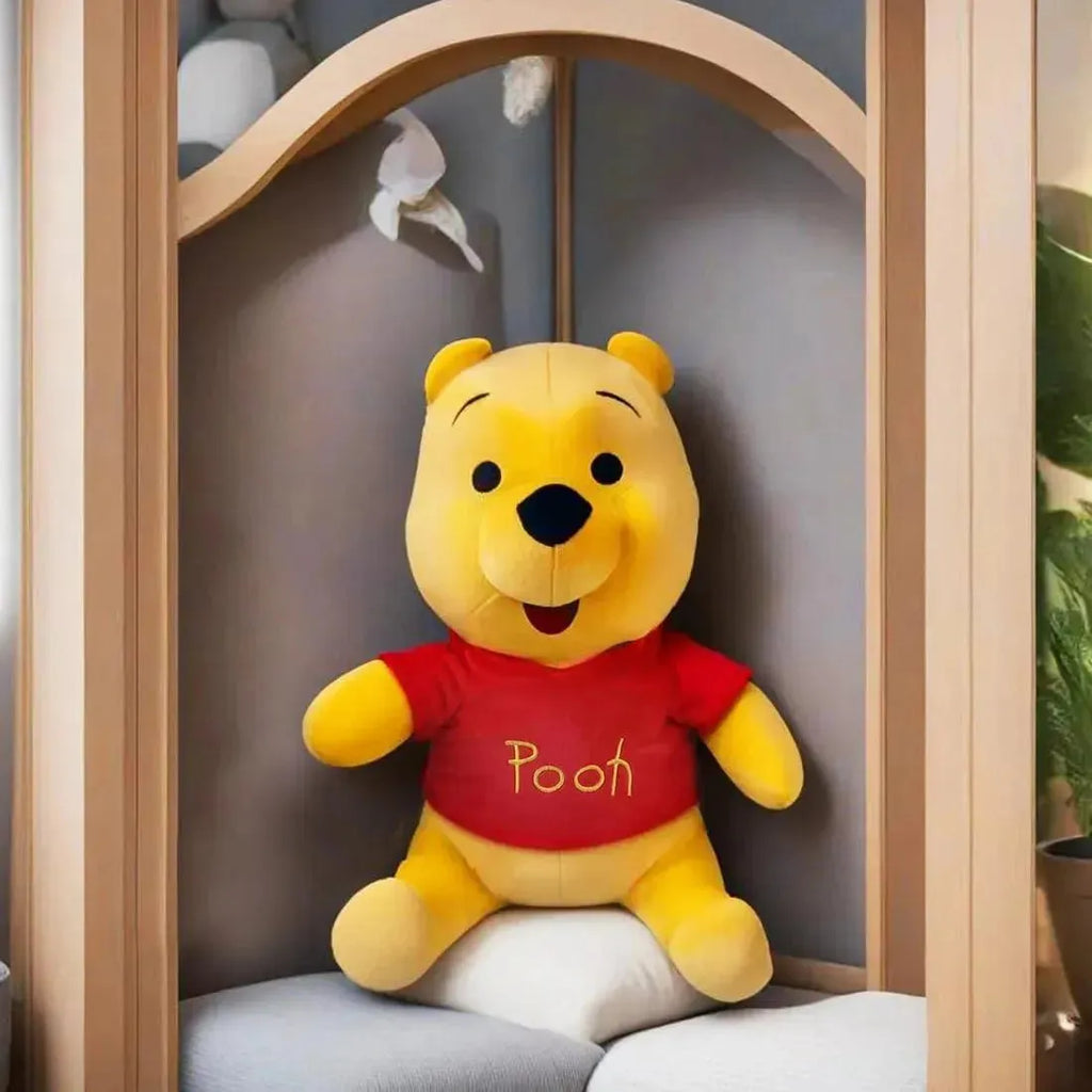 Disney Winnie the Pooh 16-Inch Plush Toy – Soft & Cuddly Large Stuffed Toy for Kids and Disney Fans - Naivri