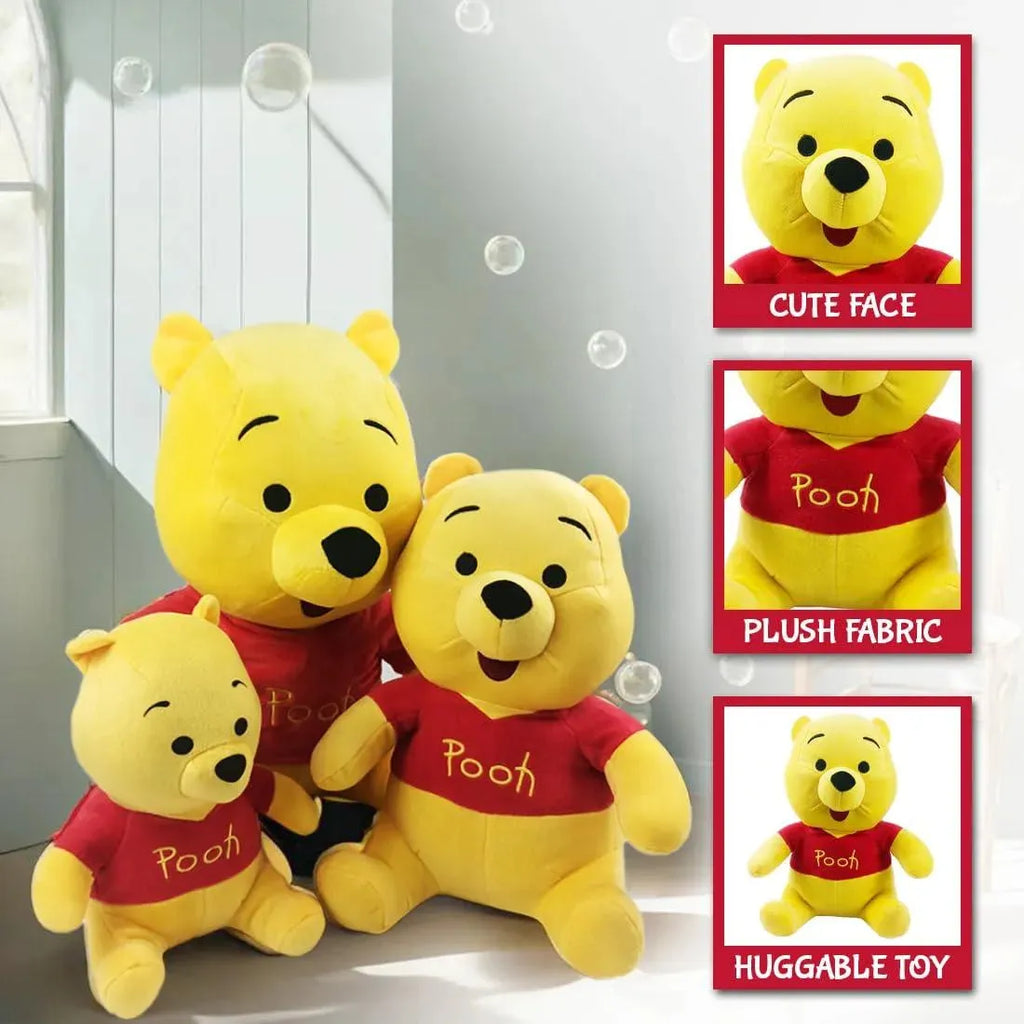 Disney Winnie the Pooh 16-Inch Plush Toy – Soft & Cuddly Large Stuffed Toy for Kids and Disney Fans - Naivri