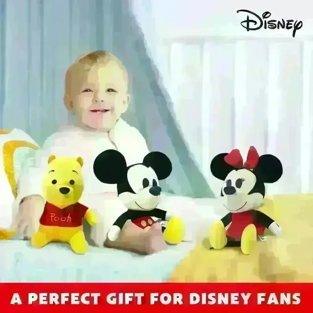 Disney Winnie the Pooh Soft Toy – 8 Inches Plush Cuddle Buddy for Kids & Collectors - Naivri