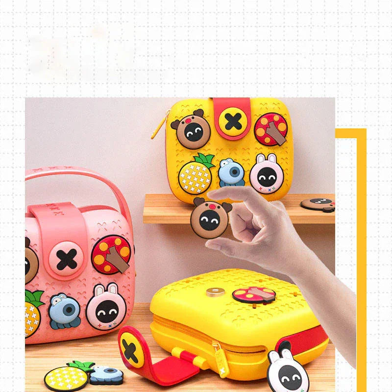 DIY Cartoon Charm Bags for Kids - Naivri