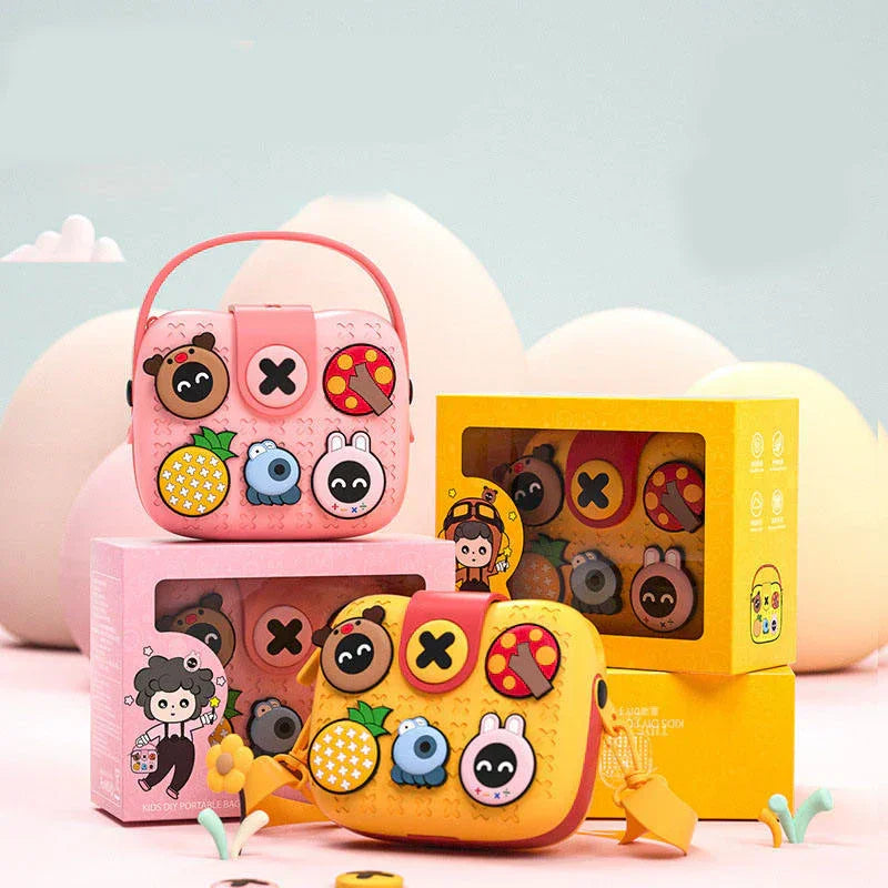 DIY Cartoon Charm Bags for Kids - Naivri