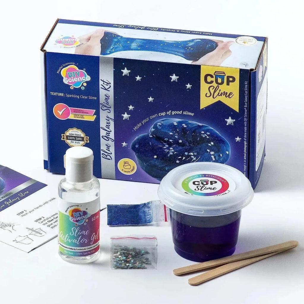 Diy Science Blue Galaxy Slime Kit - Naivri
