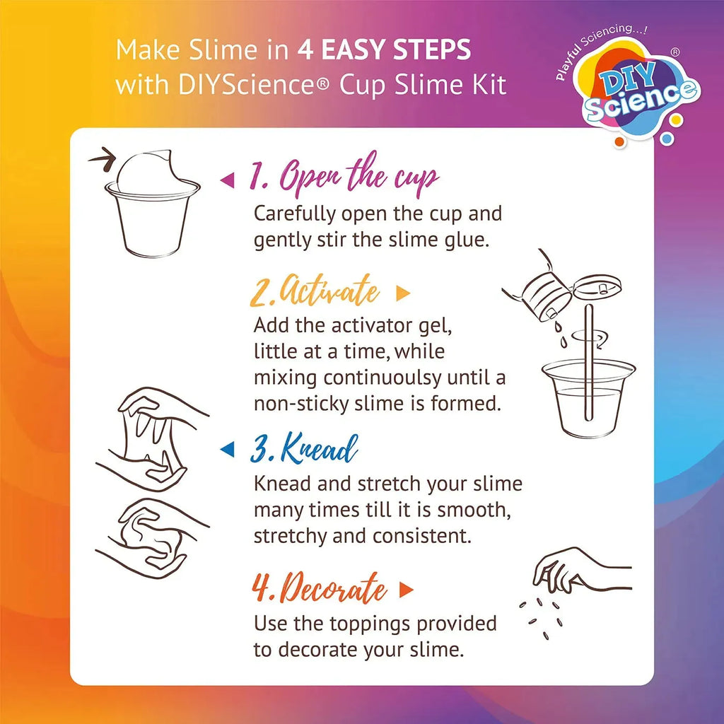 Diy Science Chocolate Frosting Slime Kit - Naivri