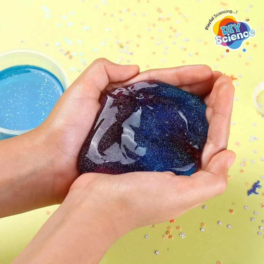 Diy Science Galaxy Glitter Slime Kit - Naivri