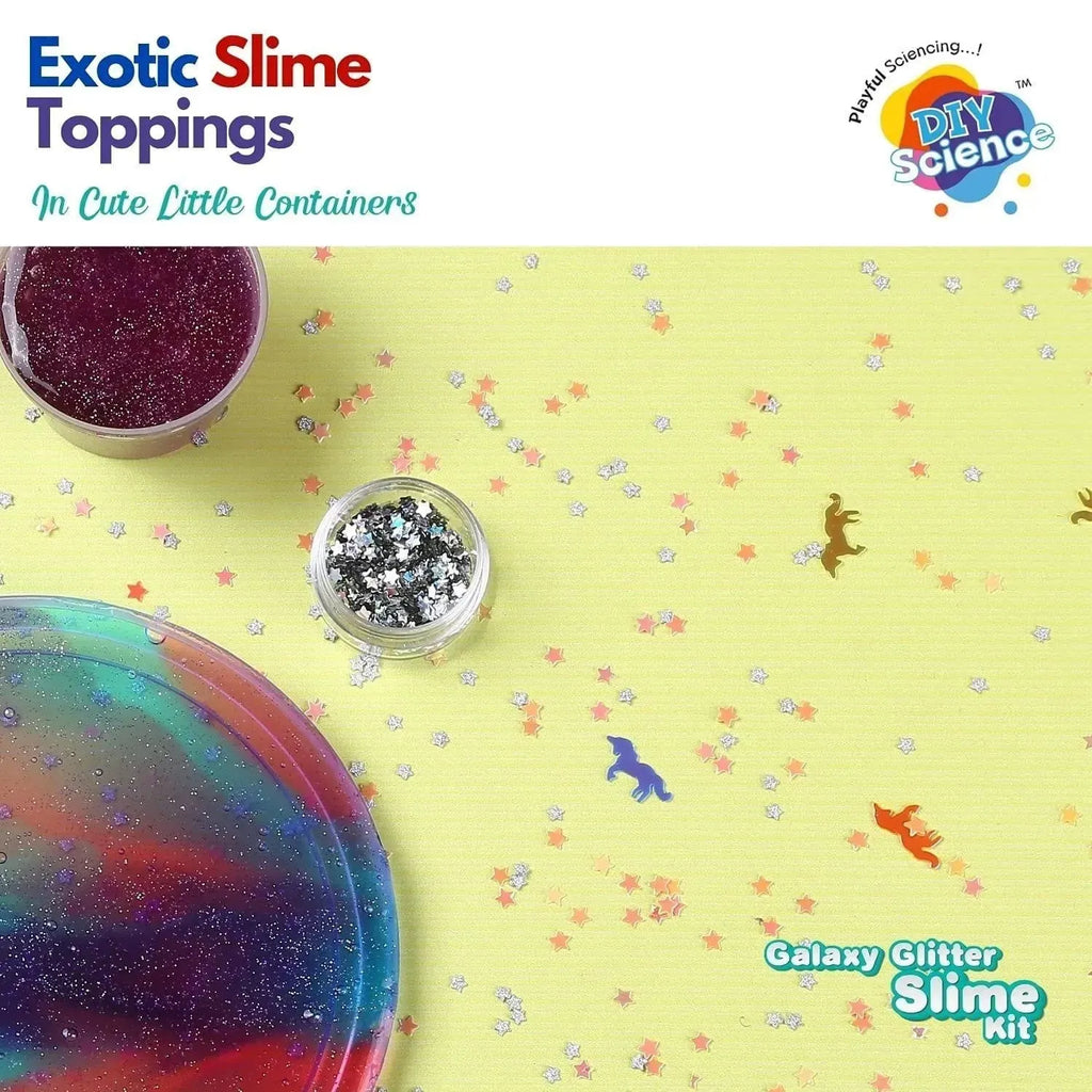 Diy Science Galaxy Glitter Slime Kit - Naivri