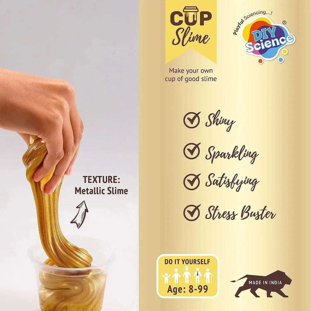 Diy Science Golden Jewel Slime Kit - Naivri