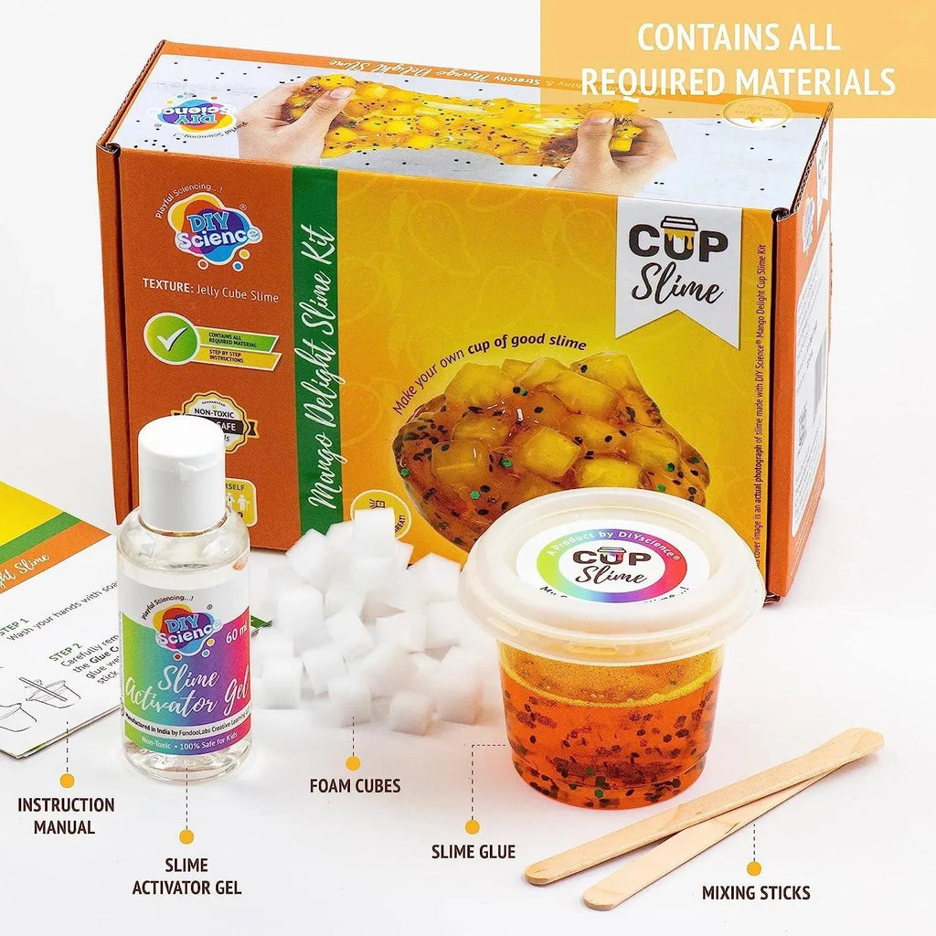 Diy Science Mango Delight Slime Kit - Naivri