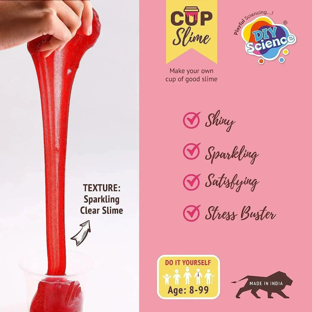 Diy Science Sparkling Strawberry Jam Slime Kit - Naivri