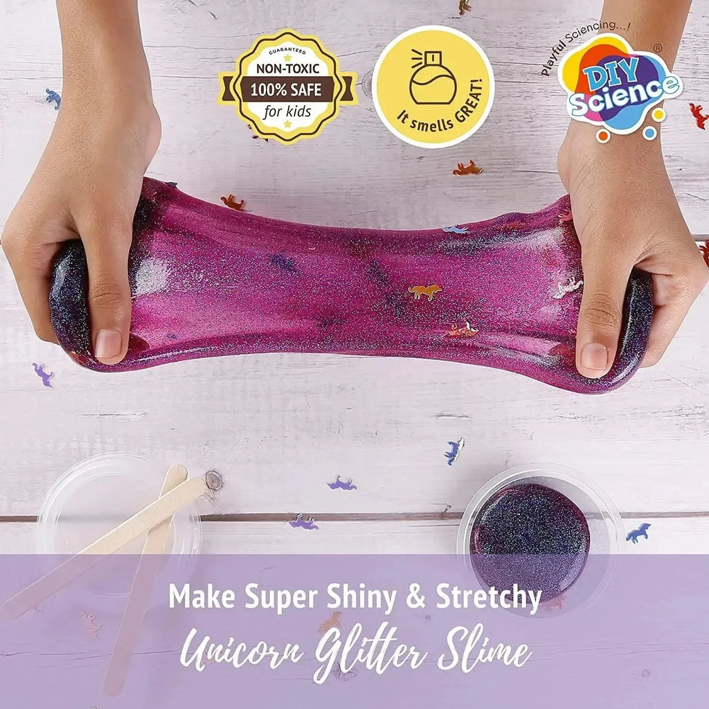 Diy Science Unicorn Glitter Slime Kit - Naivri