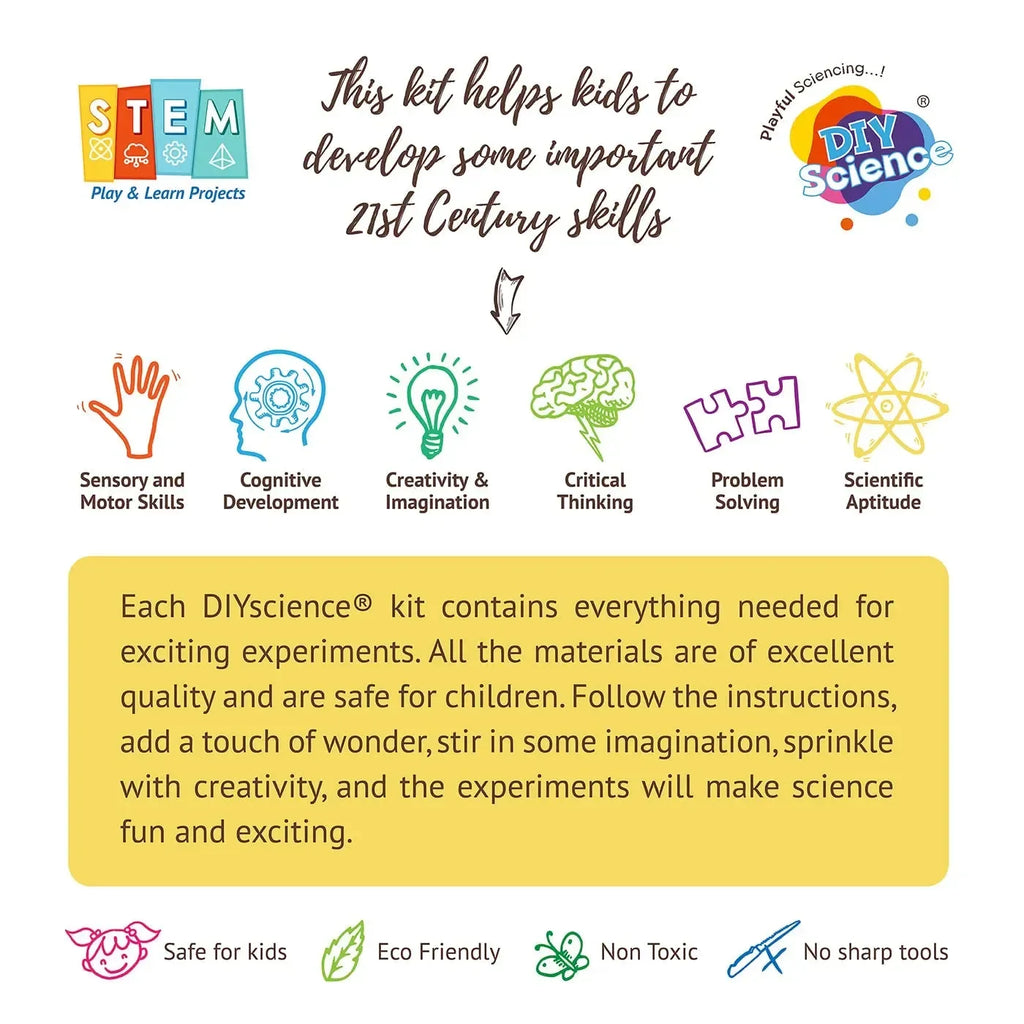 DIYScience Chocolate Frosting Slime Kit – Fluffy, Chocolate-Scented Slime for Kids 8+ | Safe & Fun STEM Activity - Naivri