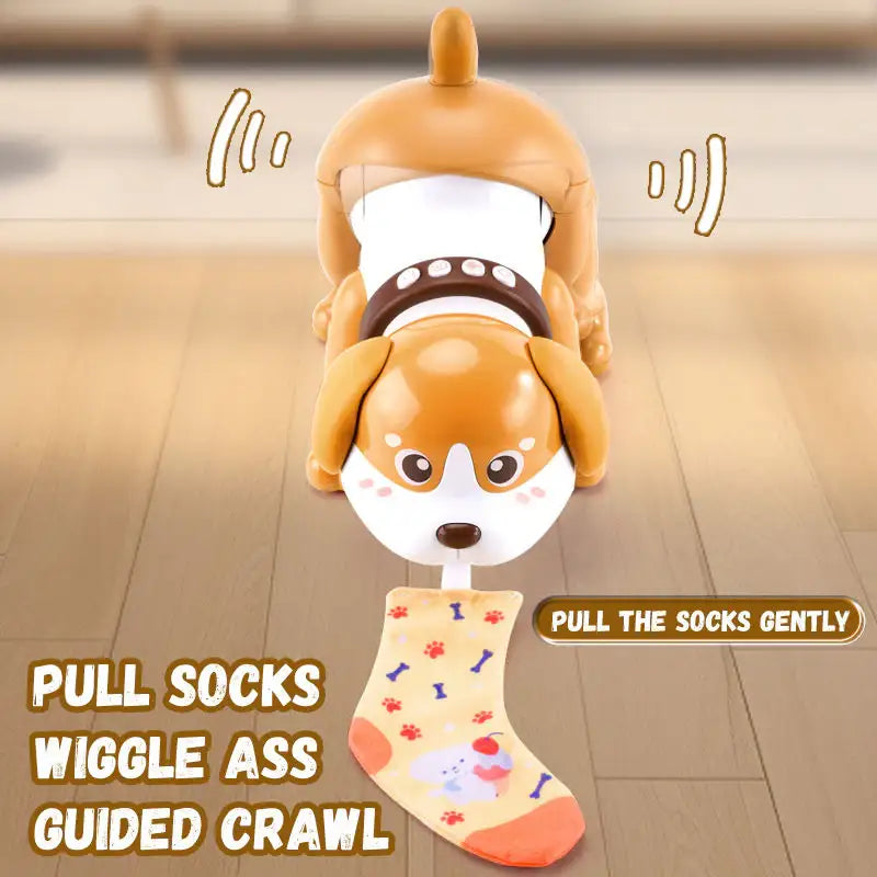 Cute Pet Beibei Animated Music Puppy – Interactive Light & Sound Walking Toy (Ages 3+) - Naivri