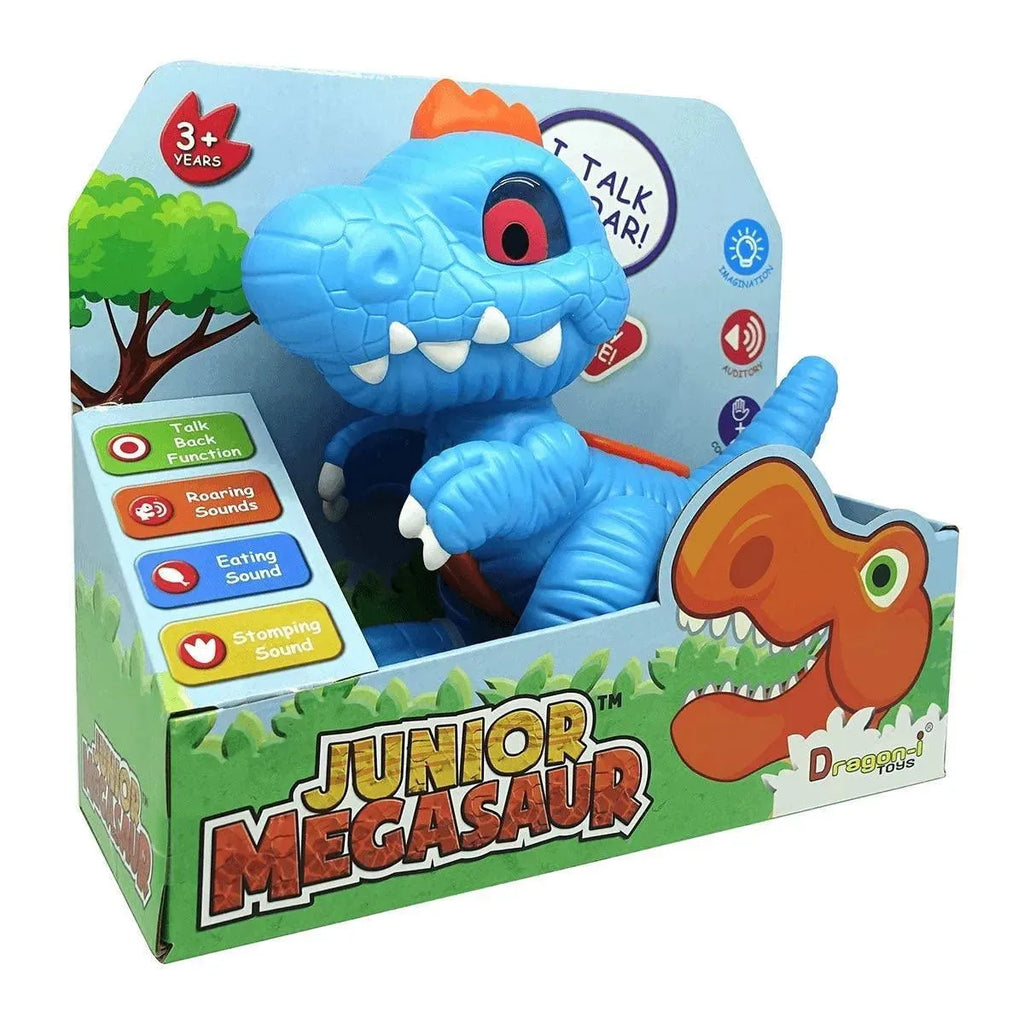 Dragon-I Toys Junior Megasaur Touch & Talk Dino, T-Rex - Naivri