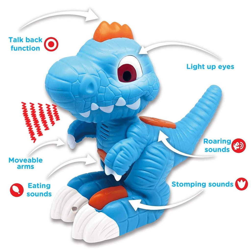 Dragon-I Toys Junior Megasaur Touch & Talk Dino, T-Rex - Naivri