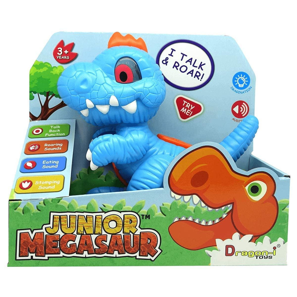 Dragon-I Toys Junior Megasaur Touch & Talk Dino, T-Rex - Naivri