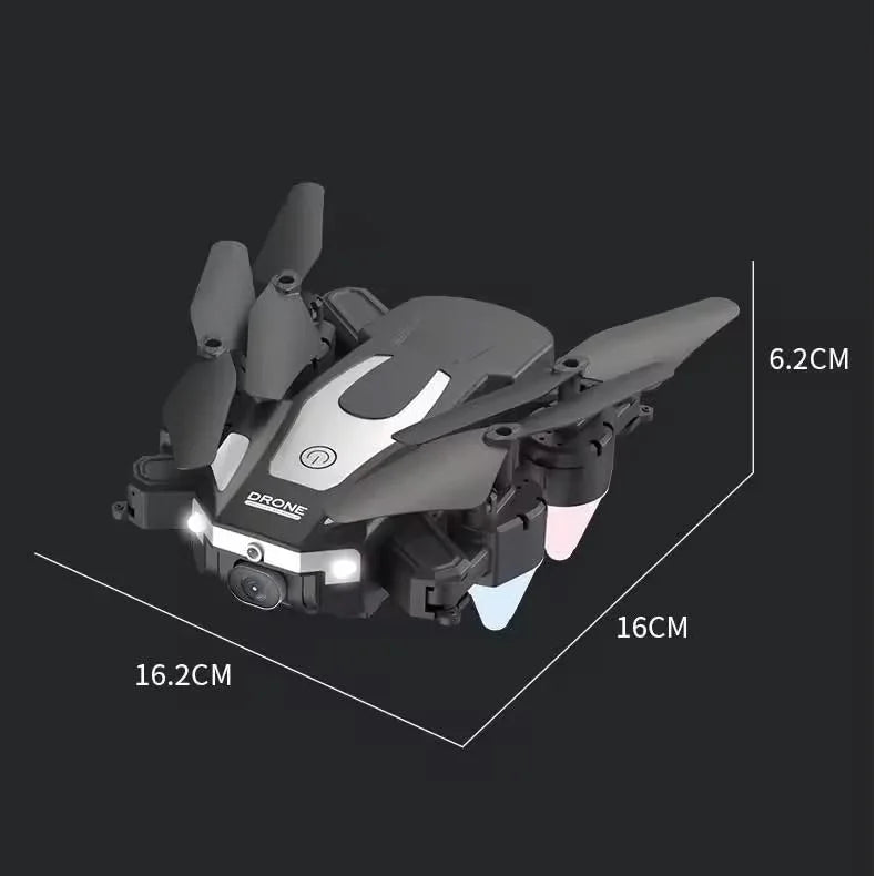 Drone J2 Foldable FPV Drone with Dual Camera, Obstacle Avoidance, Altitude Hold, Headless Mode, 15 Min Flight Time | Compact Portable RC Quadcopter for Beginners & Kids - Naivri