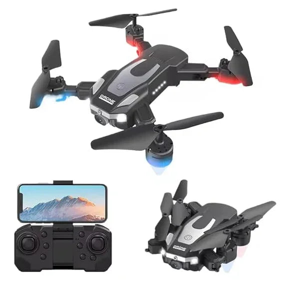 Drone J2 Foldable FPV Drone with Dual Camera, Obstacle Avoidance, Altitude Hold, Headless Mode, 15 Min Flight Time | Compact Portable RC Quadcopter for Beginners & Kids - Naivri