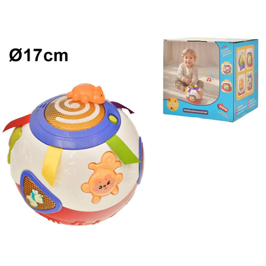 Early Learning Light & Music Activity Ball – Interactive Puzzle Toy for 1Y+ - Naivri
