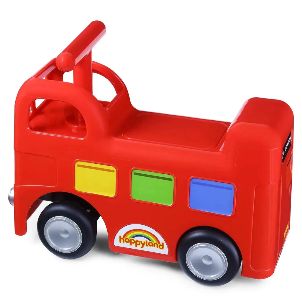 ELC Ride-On Bus – PVC Push Ride-On Toy for Toddlers with Steering and Durable Wheels - Naivri