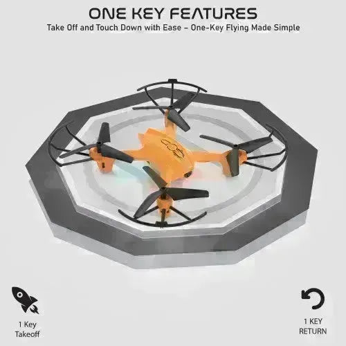 Electrobotic Air Buddy 2.4 GHZ Altitude Holding Drone Orange - Naivri