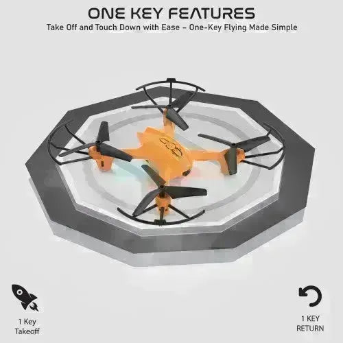 Electrobotic Air Buddy 2.4 GHZ Altitude Holding Drone Orange - Naivri