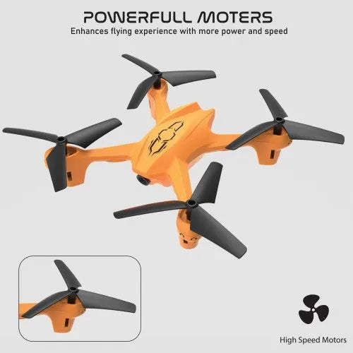 Electrobotic Air Buddy 2.4 GHZ Altitude Holding Drone Orange - Naivri