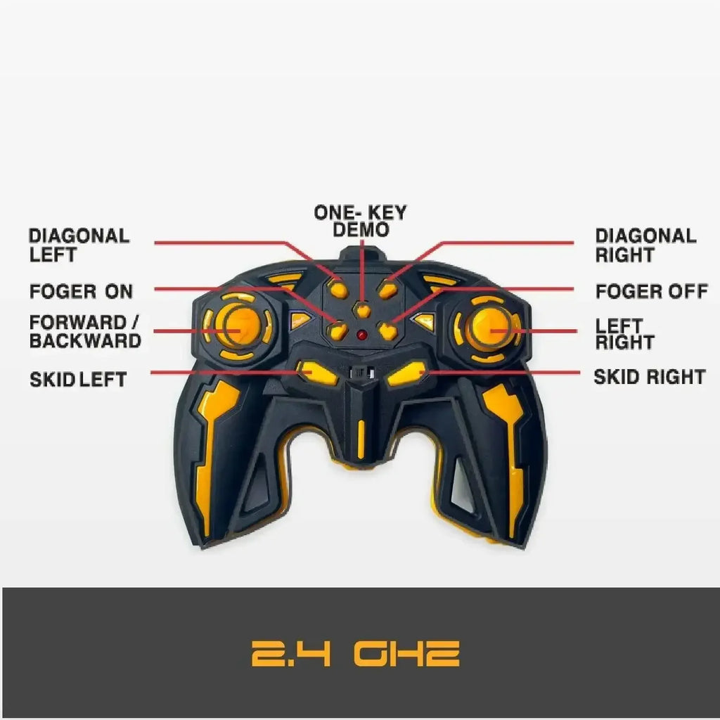 Electrobotic Blaze Drift 4WD Smoke Stunt Car – High-Speed Off-Road Racer for Kids 6+ - Naivri