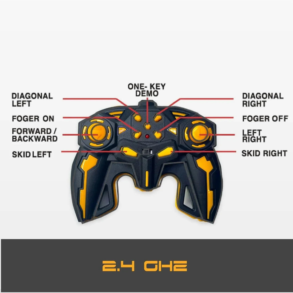 Electrobotic Blaze Drift 4WD Smoke Stunt Car – High-Speed Off-Road Racer for Kids 6+ - Naivri