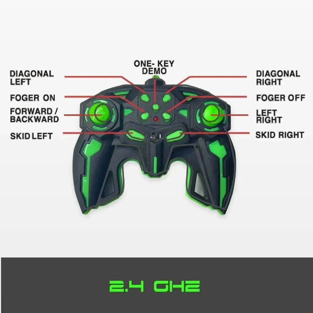 Electrobotic Blaze Storm Stunt Drift Car Green - Naivri