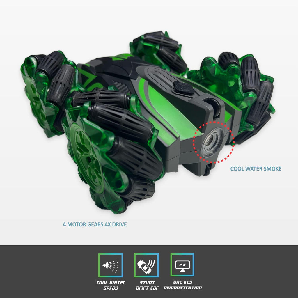 Electrobotic Blaze Storm Stunt Drift Car Green - Naivri