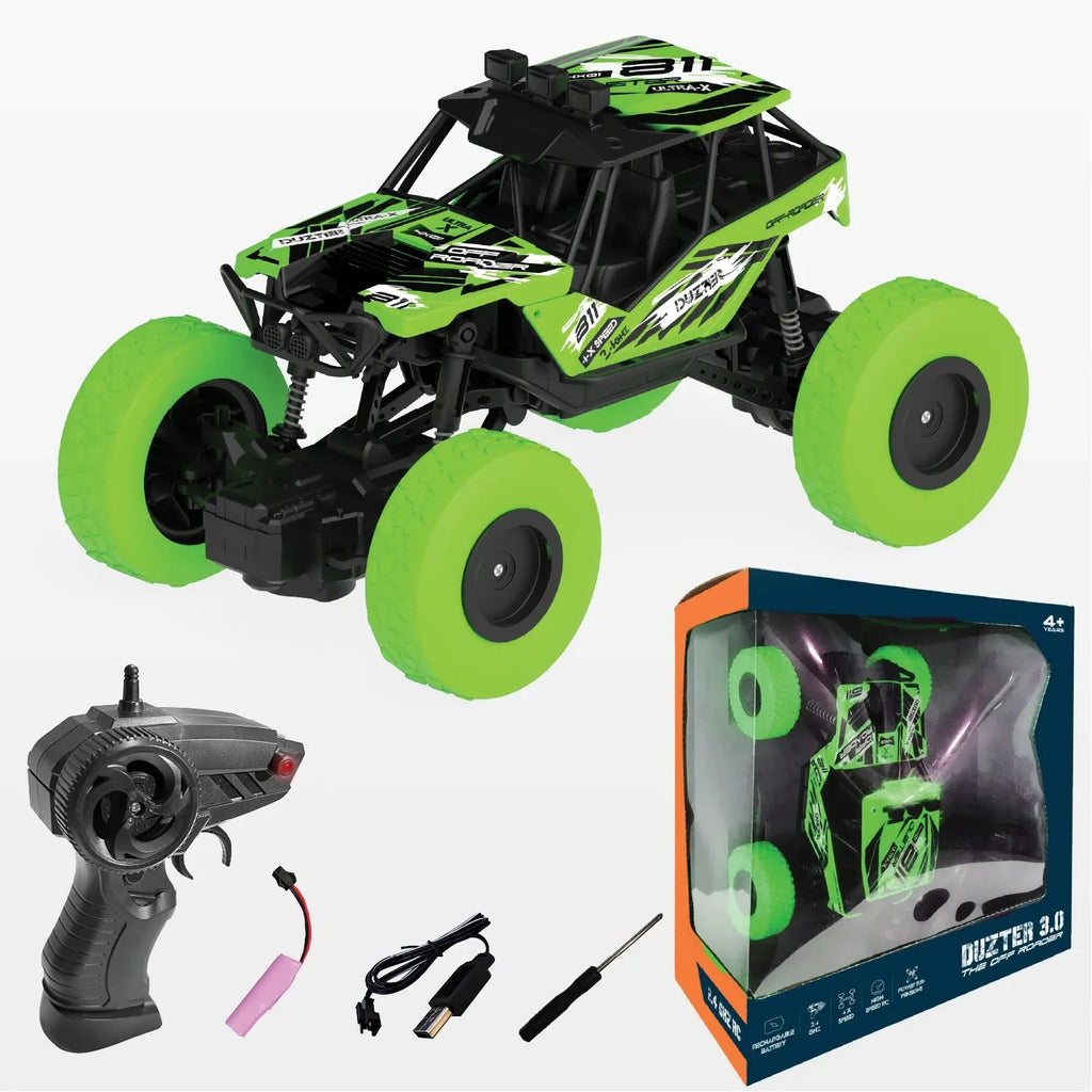 Electrobotic Duzter 4.0 the Off Roader Car Green - Naivri