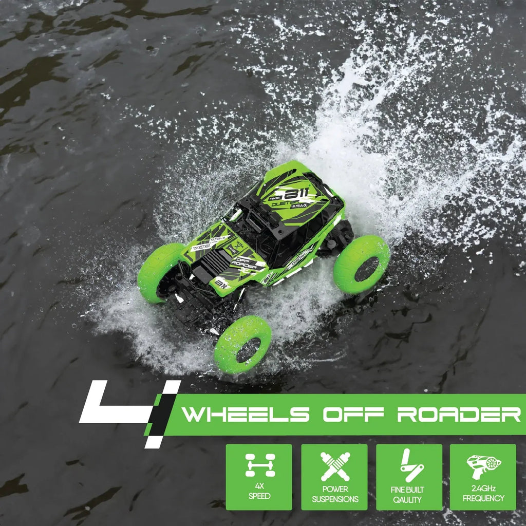 Electrobotic Duzter 4.0 the Off Roader Car Green - Naivri