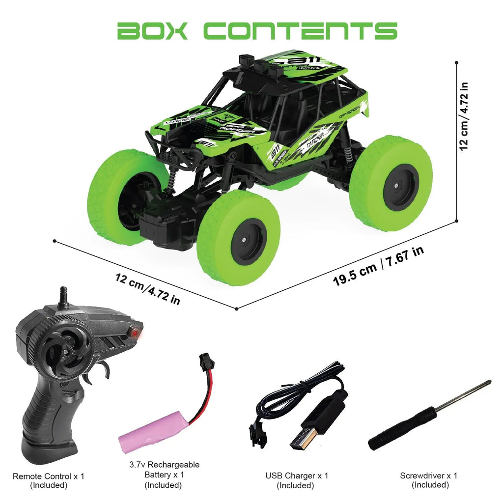 Electrobotic Duzter 4.0 the Off Roader Car Green - Naivri