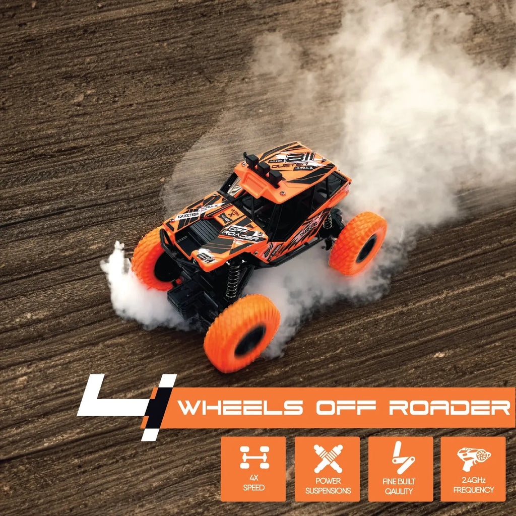 Electrobotic Duzter 4.0 the Off Roader Car Orange - Naivri