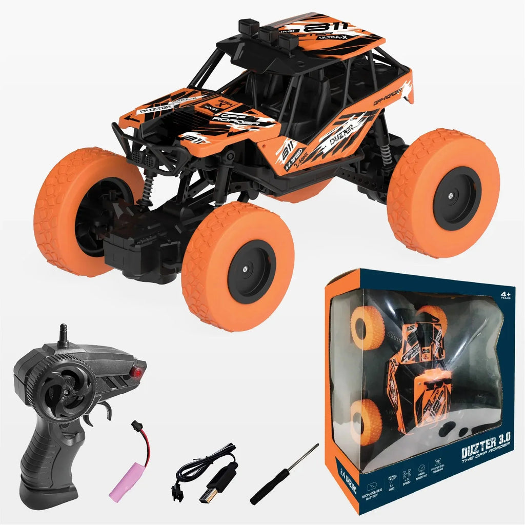 Electrobotic Duzter 4.0 the Off Roader Car Orange - Naivri