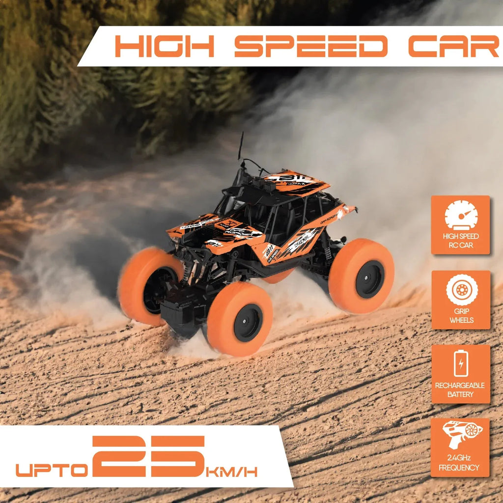 Electrobotic Duzter 4.0 the Off Roader Car Orange - Naivri