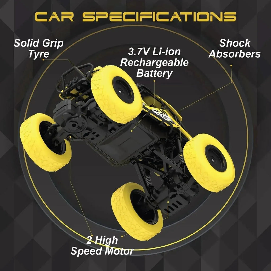 Electrobotic Duzter 4.0 the Off Roader Car Yellow - Naivri