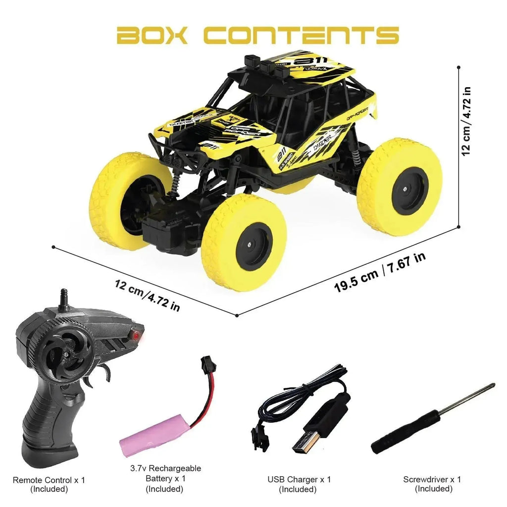 Electrobotic Duzter 4.0 the Off Roader Car Yellow - Naivri