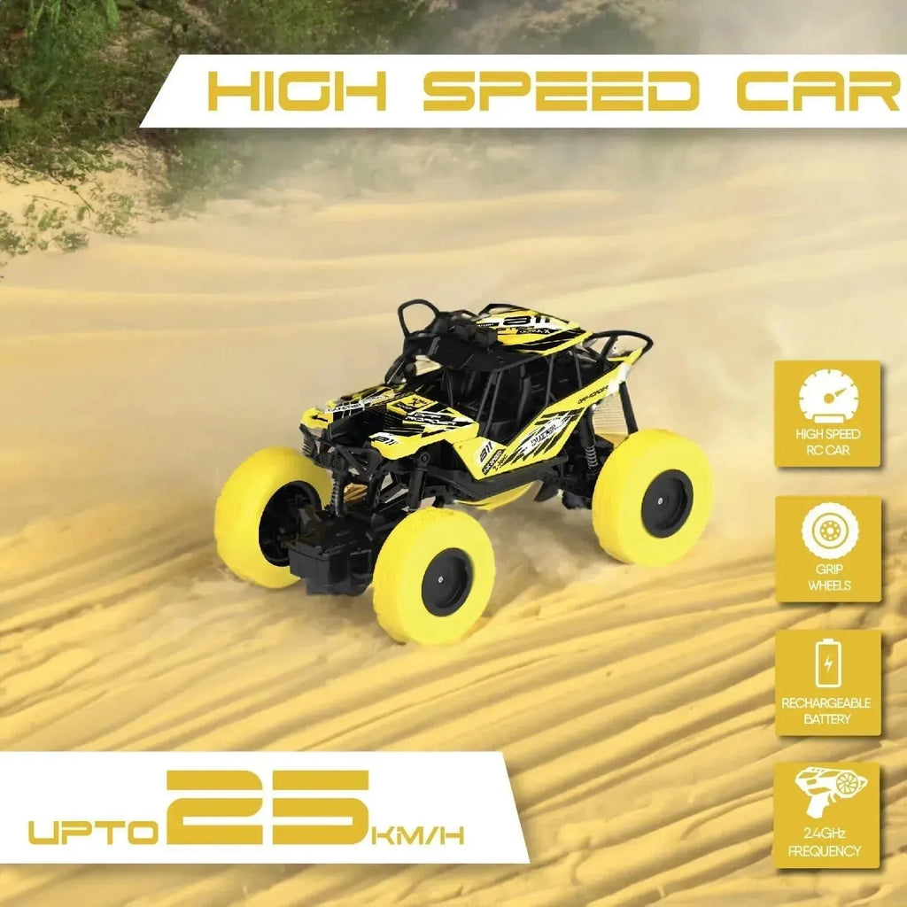 Electrobotic Duzter 4.0 the Off Roader Car Yellow - Naivri