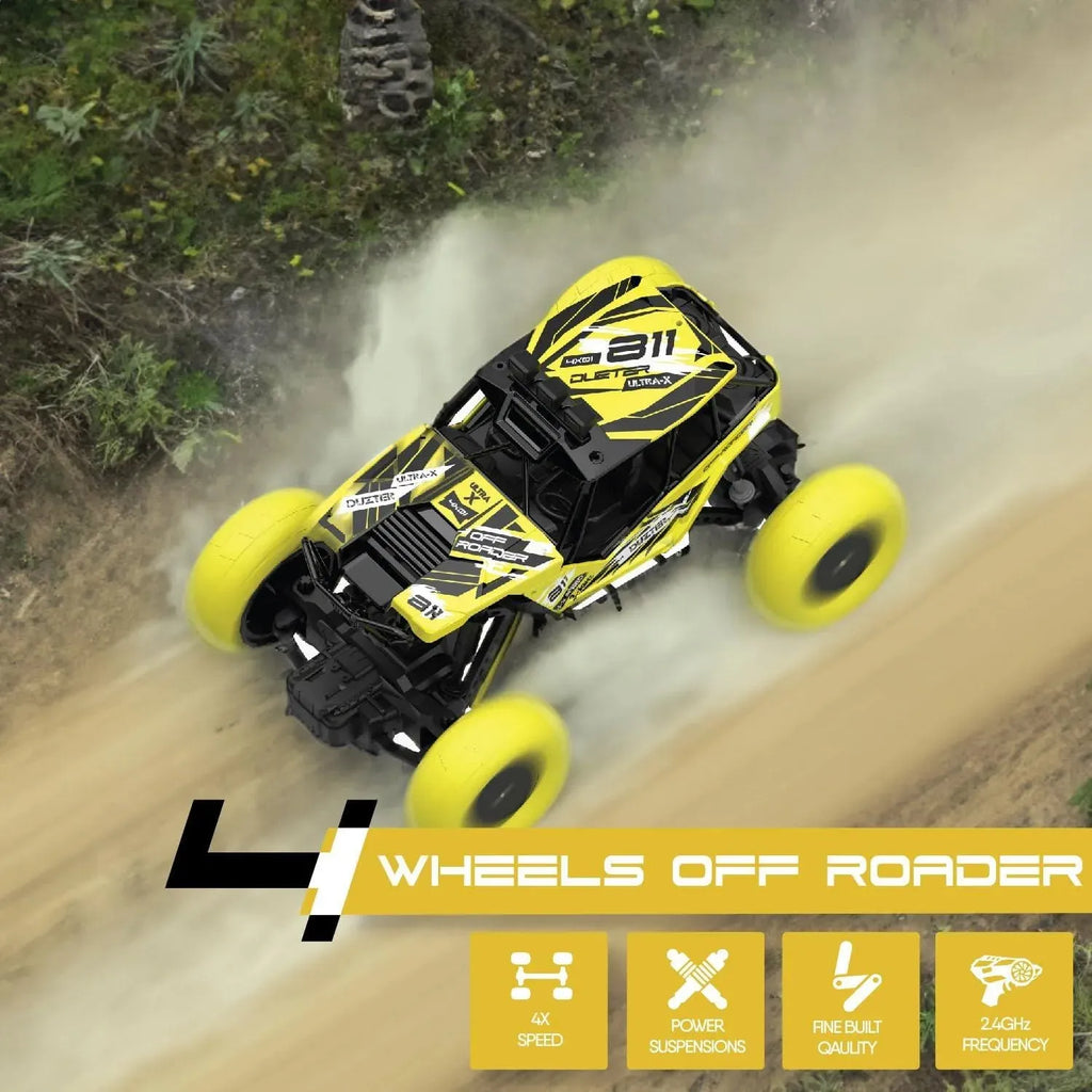 Electrobotic Duzter 4.0 the Off Roader Car Yellow - Naivri