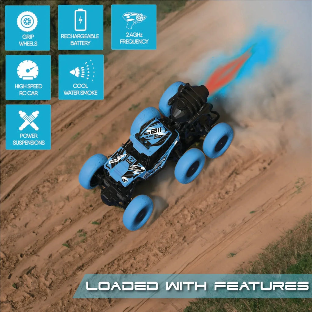 Electrobotic Duzter Off-Roader RC Car – Smoker, Rechargeable, 4+ Years - Naivri