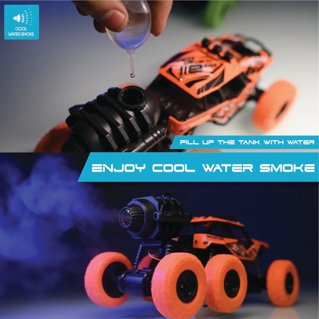 Electrobotic Duzter Off-Roader RC Car – Smoker, Rechargeable, 4+ Years - Naivri