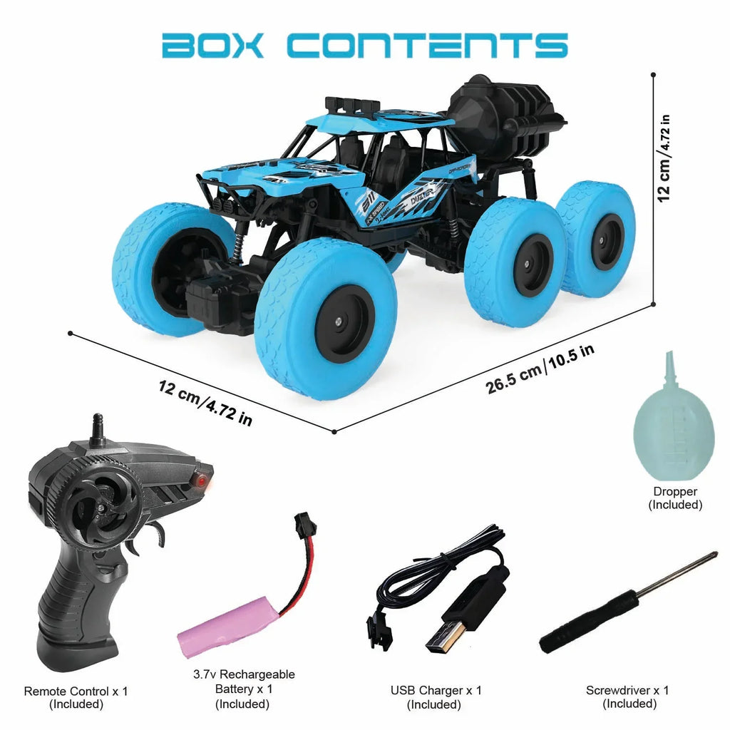 Electrobotic Duzter Off-Roader RC Car – Smoker, Rechargeable, 4+ Years - Naivri