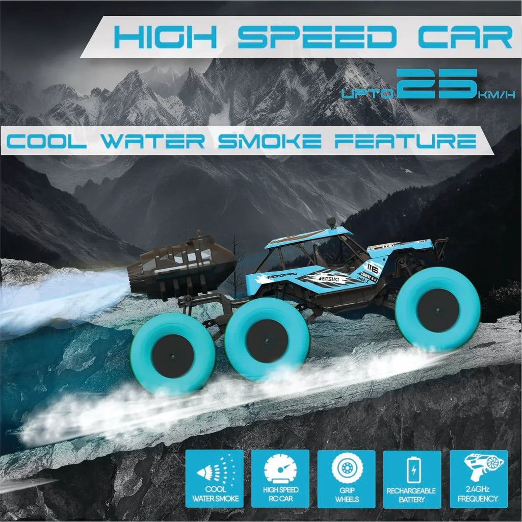 Electrobotic Duzter Off-Roader RC Car – Smoker, Rechargeable, 4+ Years - Naivri