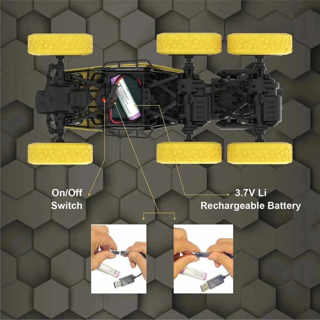 Electrobotic Duzter Smoker 6.0 Car Yellow - Naivri