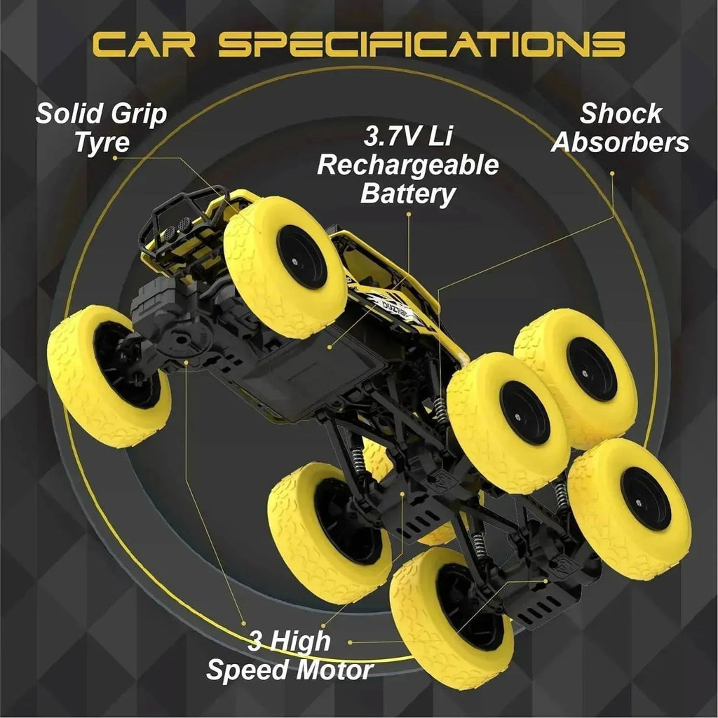 Electrobotic Duzter Villi 8.0 Car Yellow - Naivri