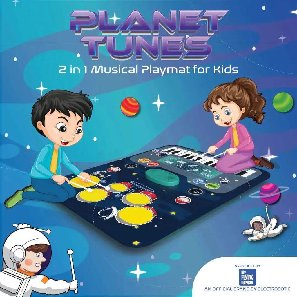 Electrobotic Melody Magic 2-in-1 Musical Playmat - Naivri