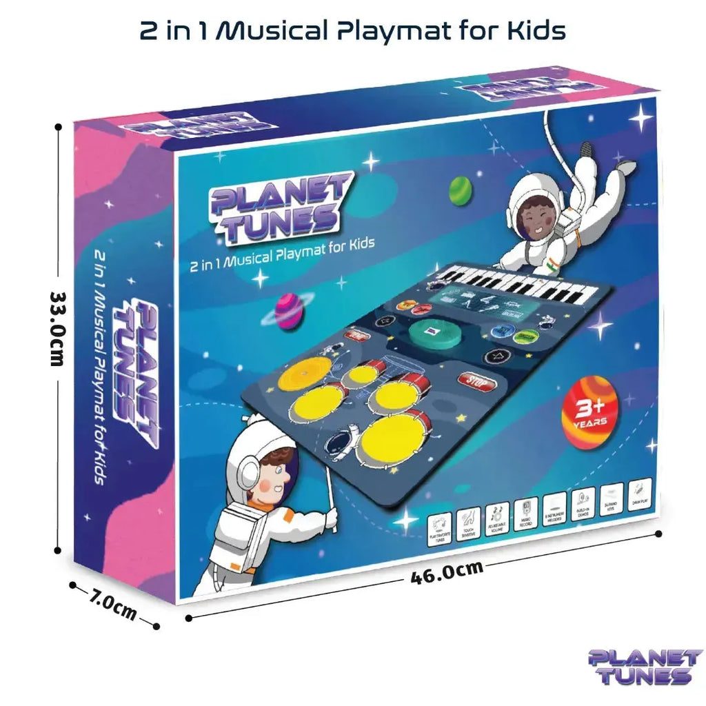 Electrobotic Melody Magic 2-in-1 Musical Playmat - Naivri