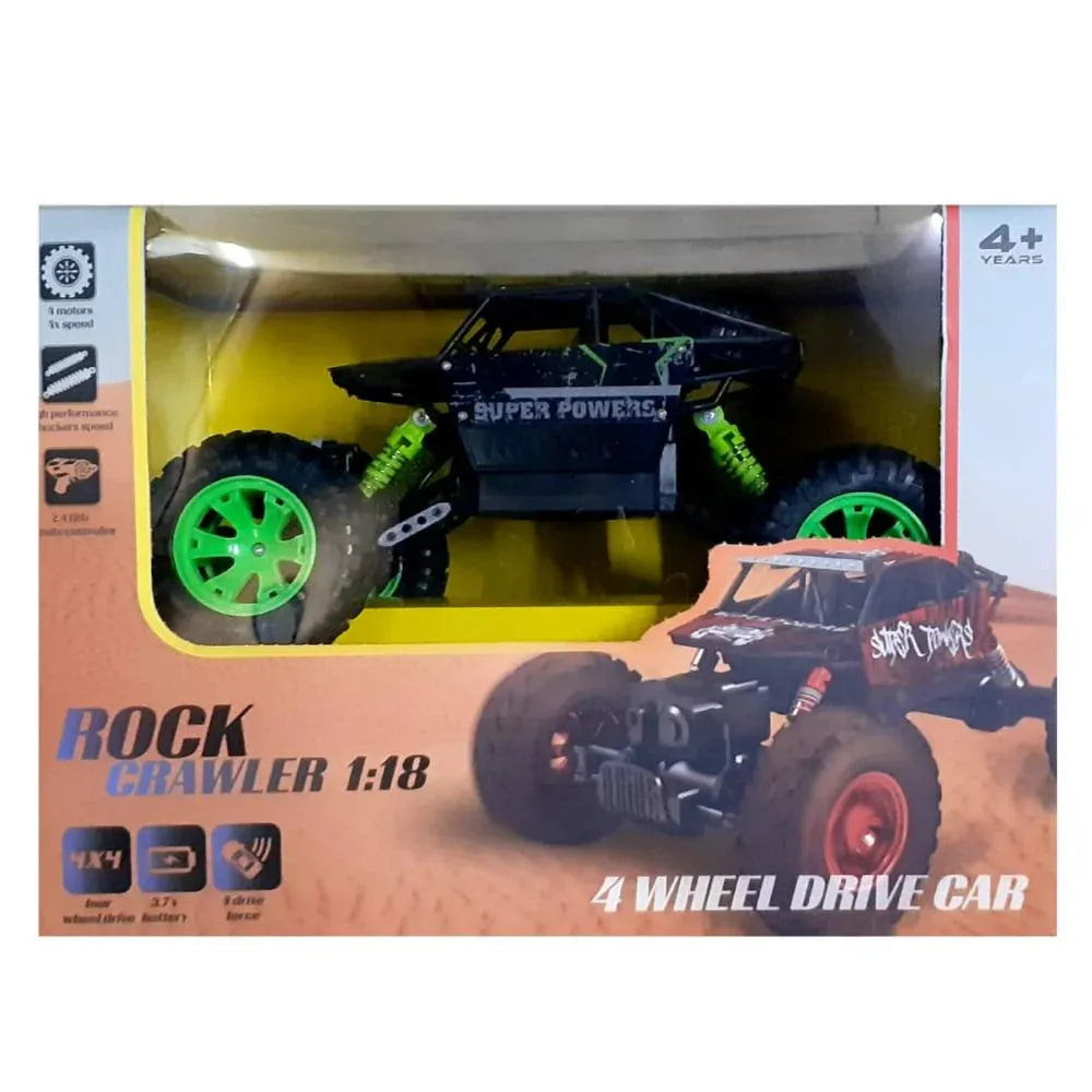 Electrobotic Rock Crawler 1:18 Green - Naivri