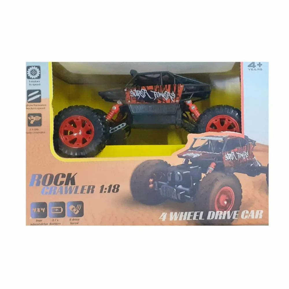 Electrobotic Rock Crawler Red 1:18 Red - Naivri